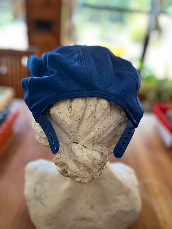 Fighting Gators newsboy cap, back showing snapback strap
