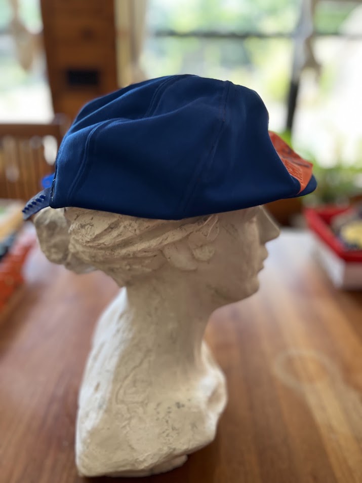 Fighting Gators newsboy cap, opposite side view