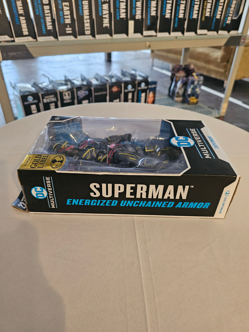 McFarlane DC Multiverse Superman Energized Unchained Armor Gold Label