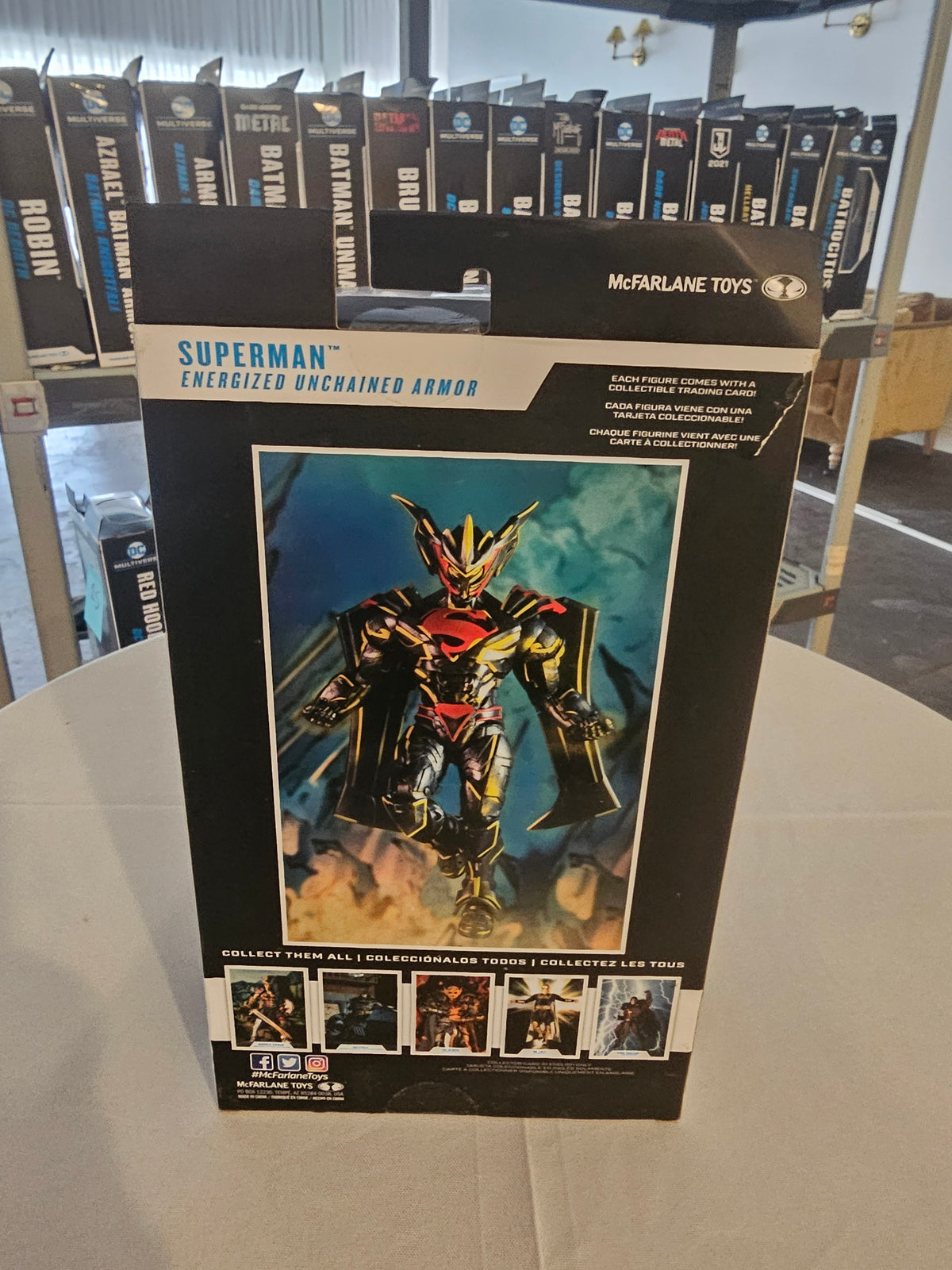 McFarlane DC Multiverse Superman Energized Unchained Armor Gold Label