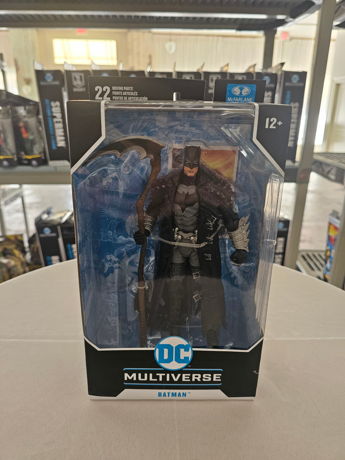 McFarlane DC Multiverse Batman Dark Nights: Death Metal, front of box
