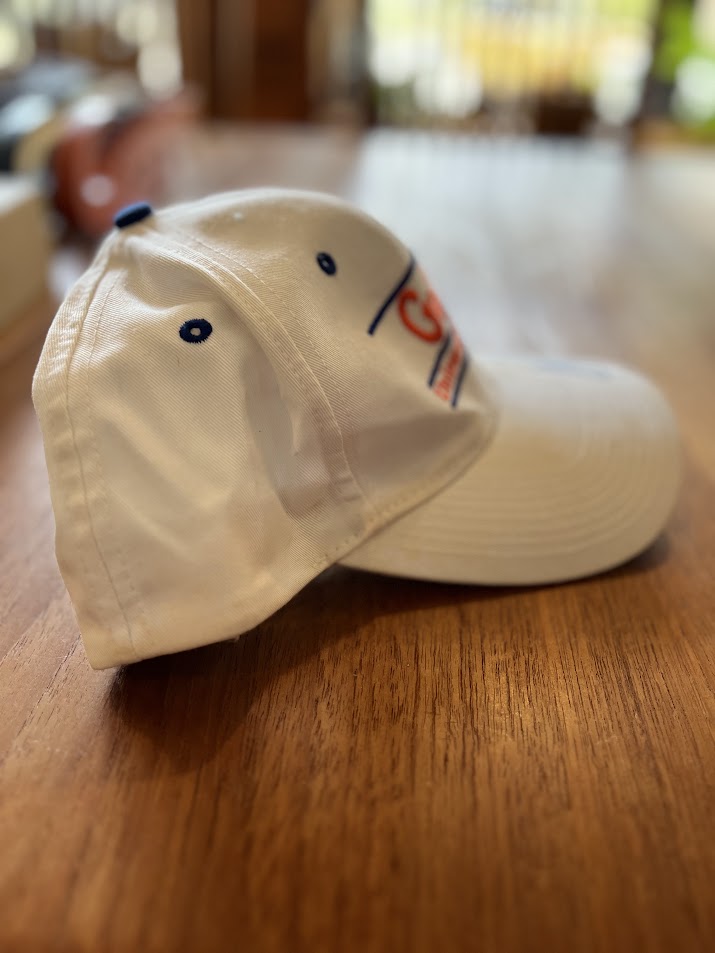 Signed Gators bar cap, side profile