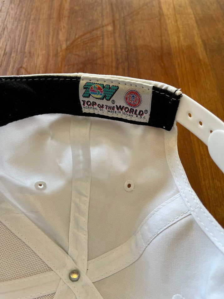 Interior tag, Top of the World Norman Oklahoma, Collegiate Licensed Product