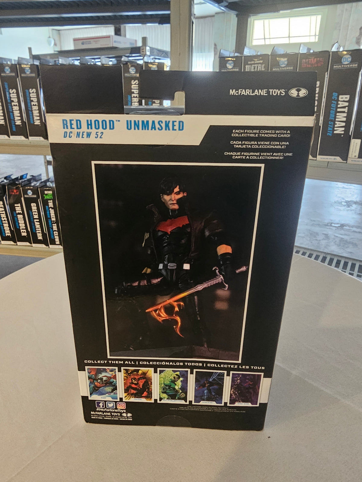 McFarlane DC Multiverse Red Hood Unmasked Gold Label