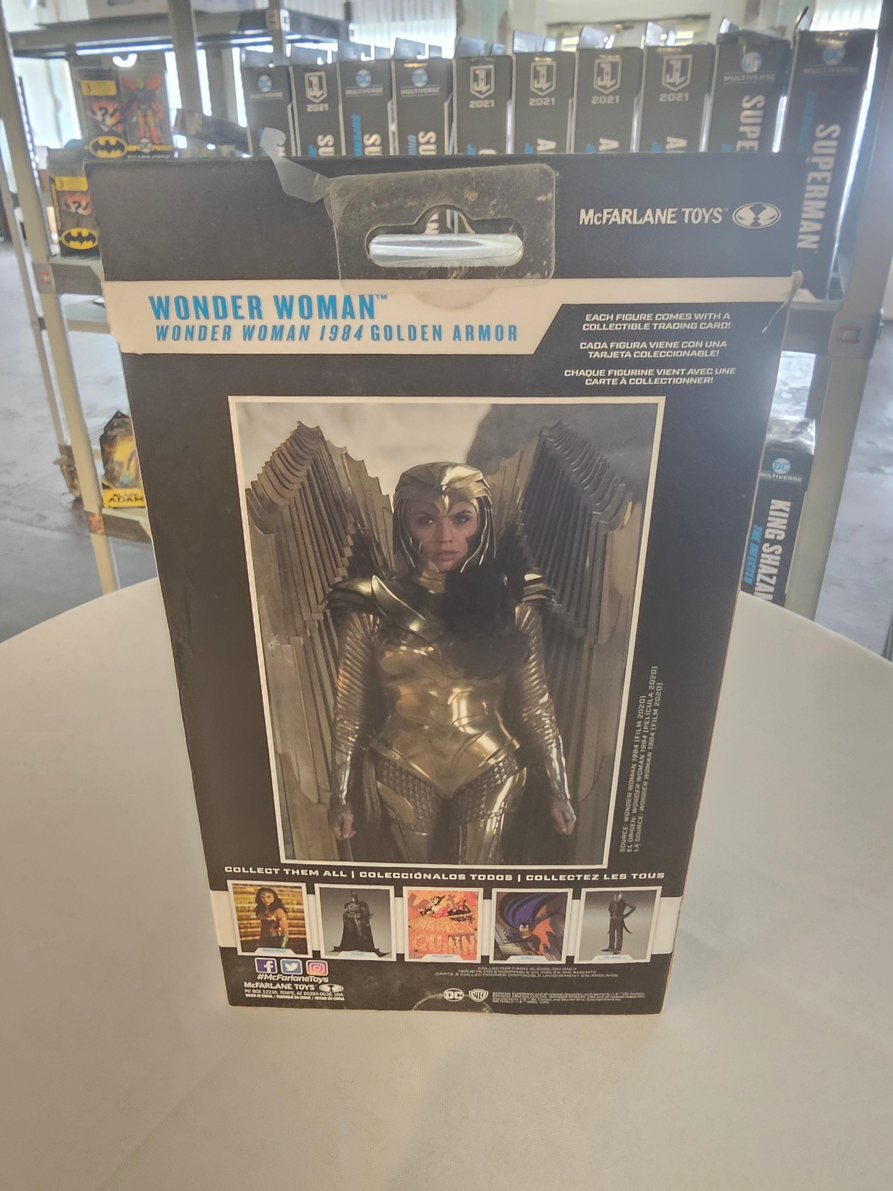 McFarlane DC Multiverse Wonder Woman Golden Armor WW84