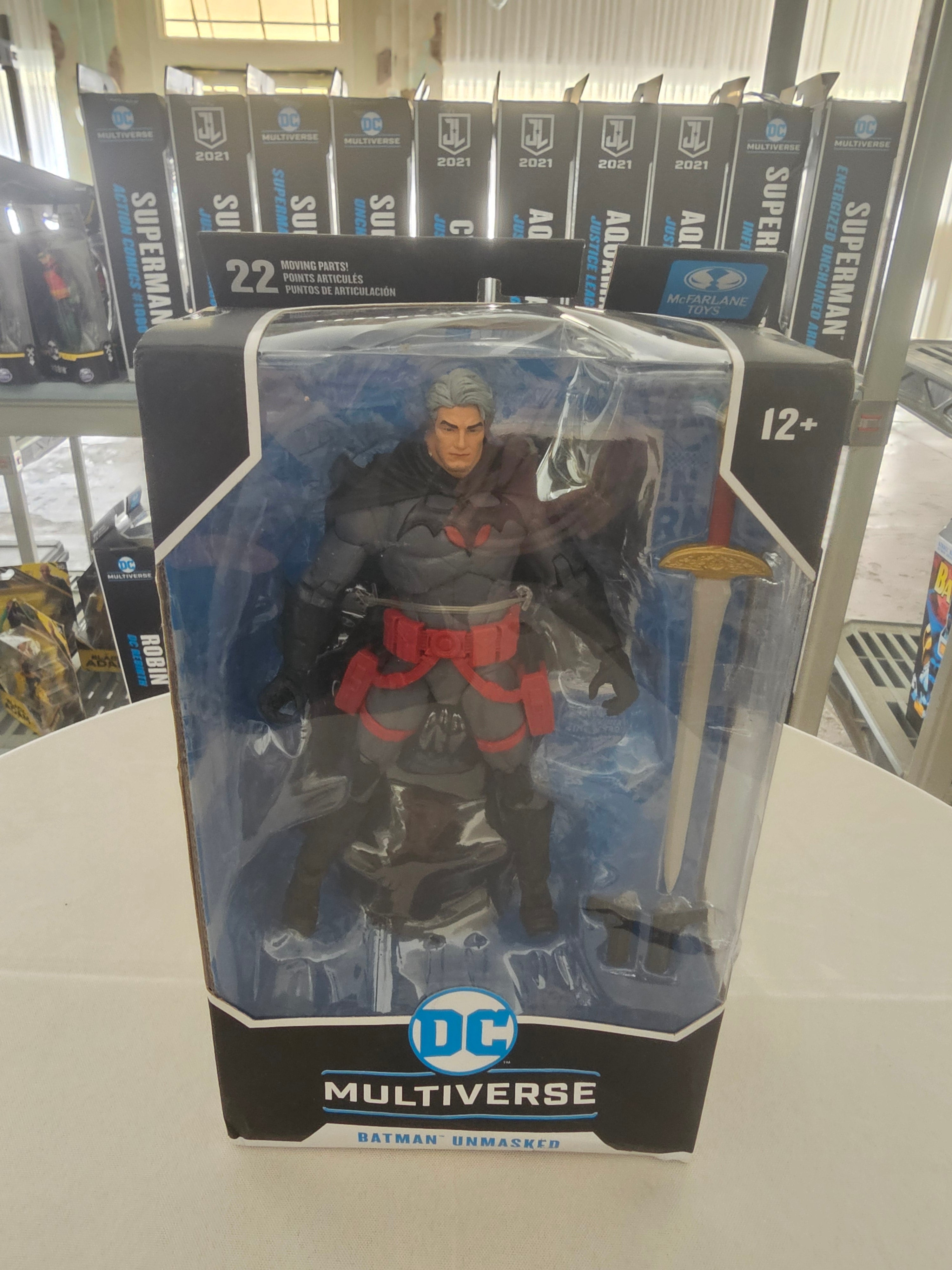 McFarlane DC Multiverse Batman Unmasked Flashpoint, front of box