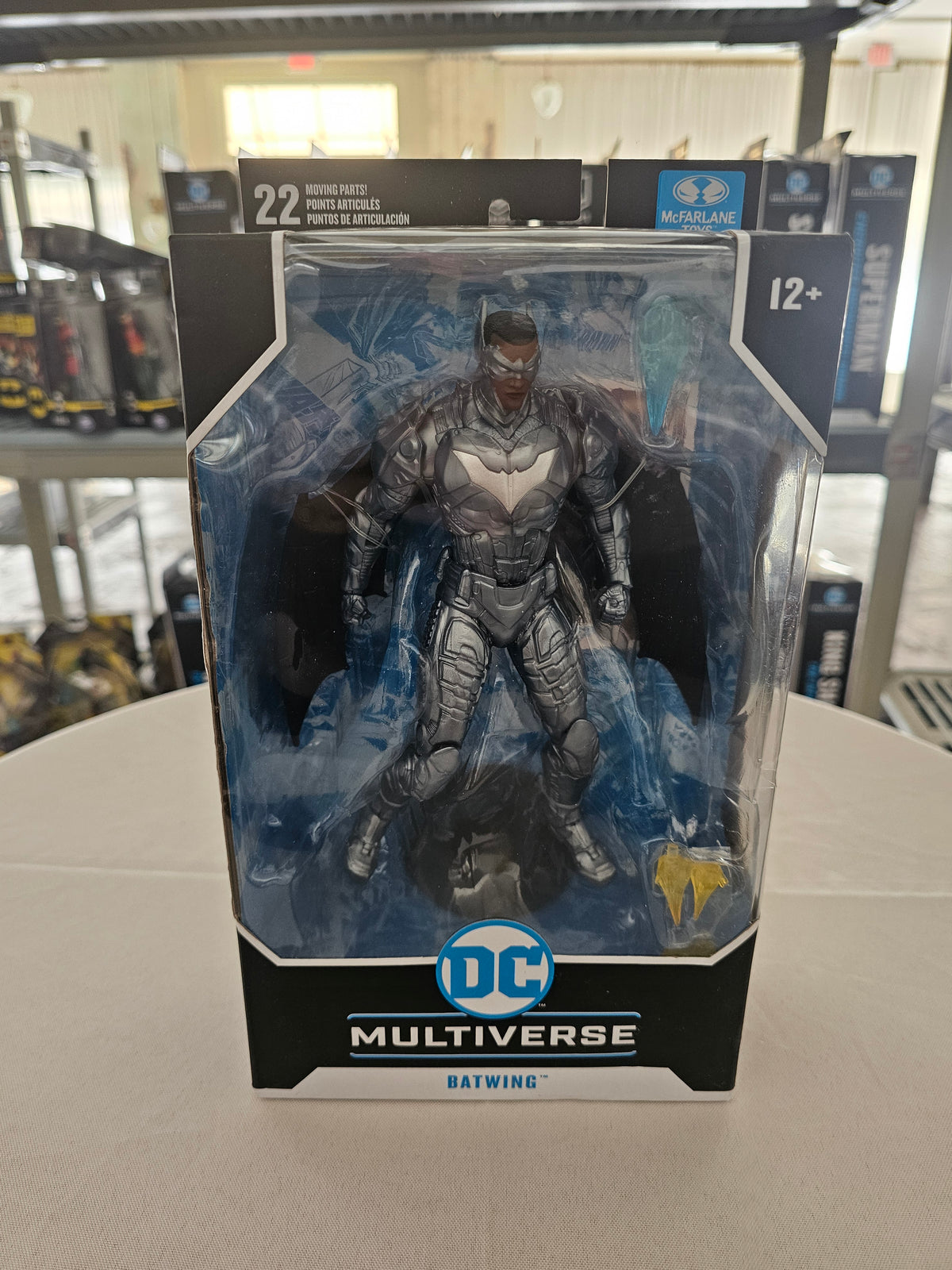 McFarlane DC Multiverse Batwing Batman Inc., front of box