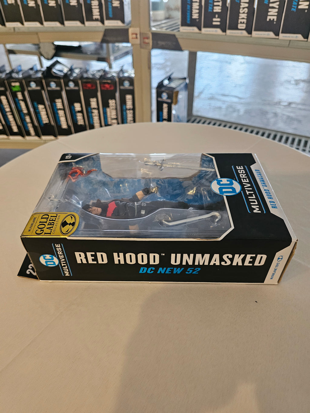 McFarlane DC Multiverse Red Hood Unmasked Gold Label