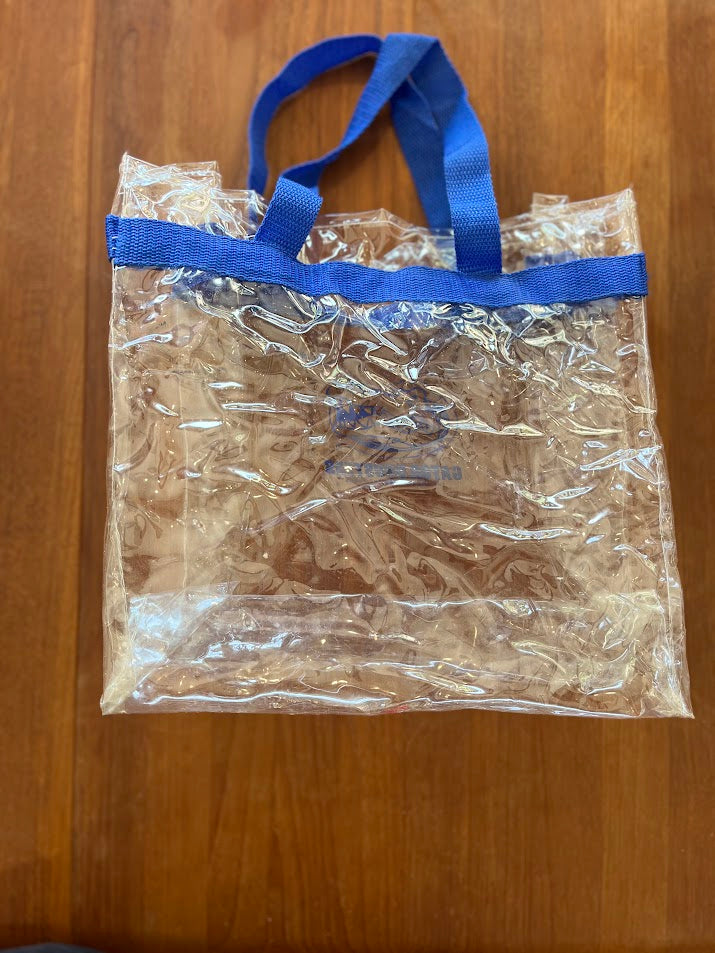 Back of clear Gator Boosters tote