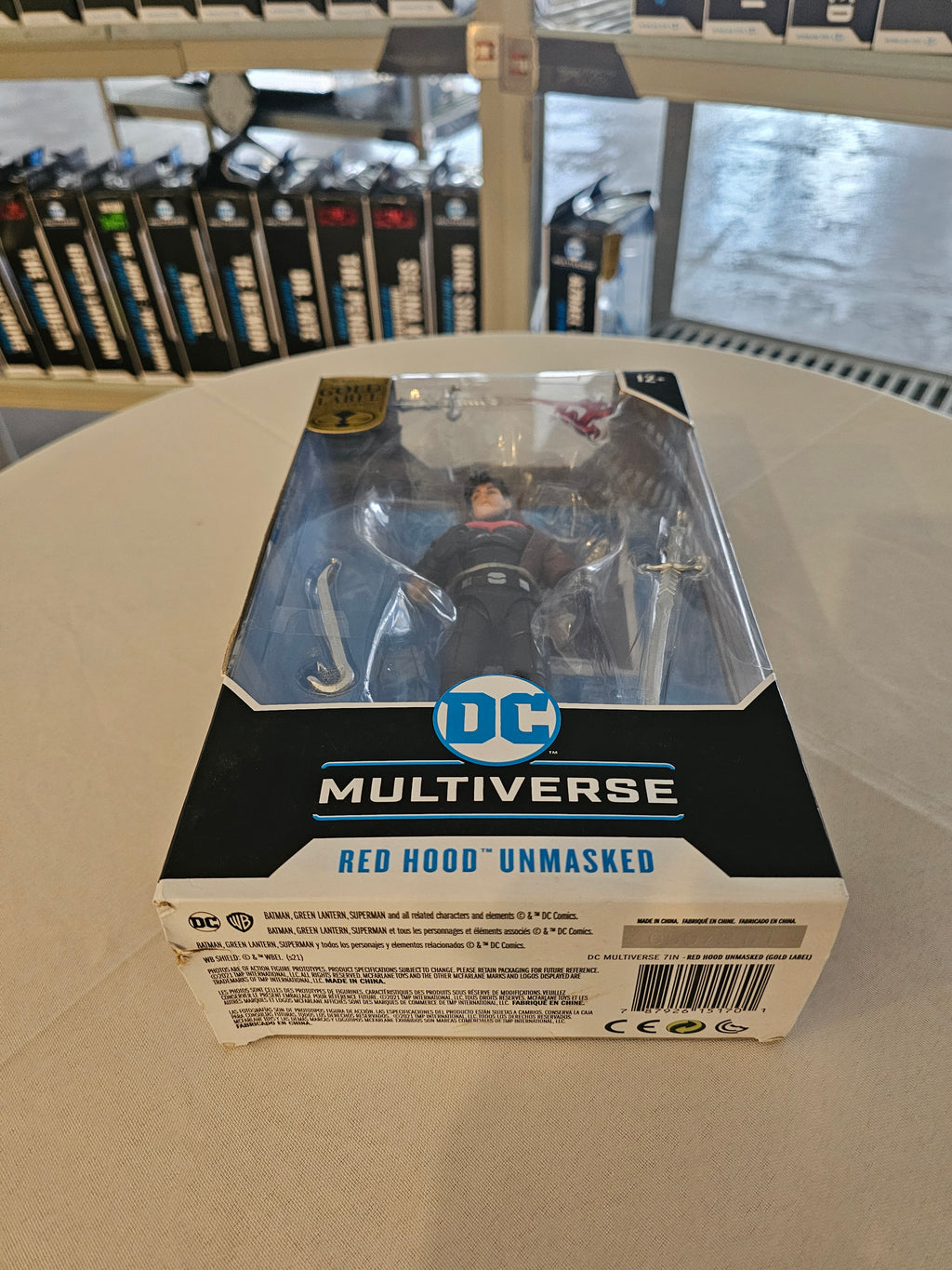 McFarlane DC Multiverse Red Hood Unmasked Gold Label