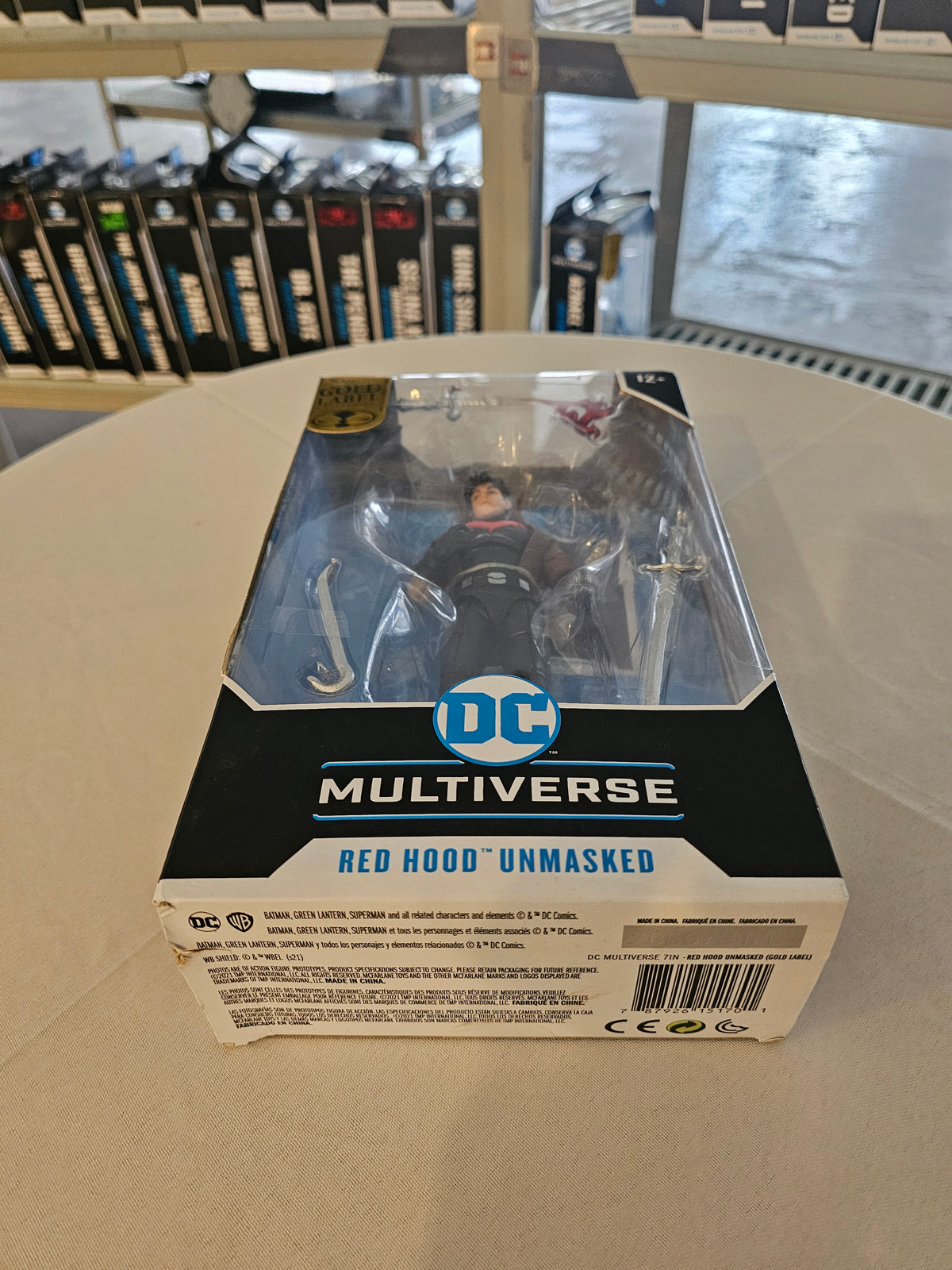 McFarlane DC Multiverse Red Hood Unmasked Gold Label
